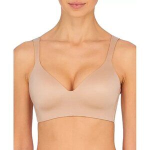 Natori Women's Beige Classic Wireless Contour Padded Seamless T-Shirt Bra Sz 34C